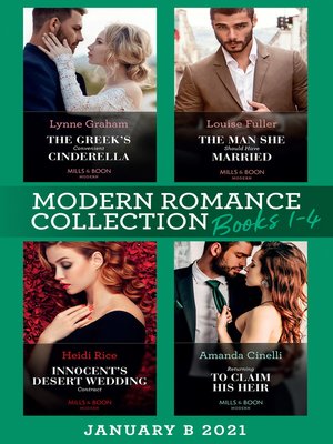 cover image of Modern Romance January 2021 B Books 1-4